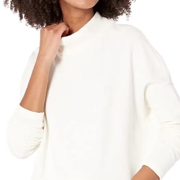 (A8) bobi Los Angeles Drop Shoulder Tunic, in cream, Size Medium, NWT - Picture 3 of 7